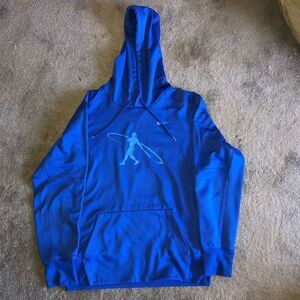 NIKE SWINGMAN KEN GRIFFEY JR HOODIE ROYAL BLUE MENS SIZE SMALL